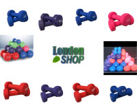 New Neopreme Style LBS   Colourful Dumbbell Weights