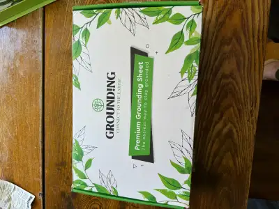 Twin size earthing grounding bedsheet  new and unused!, View more