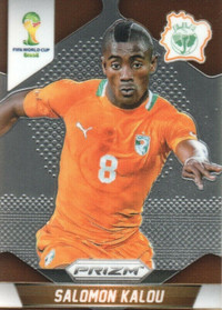 2014 Panini Prizm FIFA World Cup #61 Salomon Kalou Ivory Coast