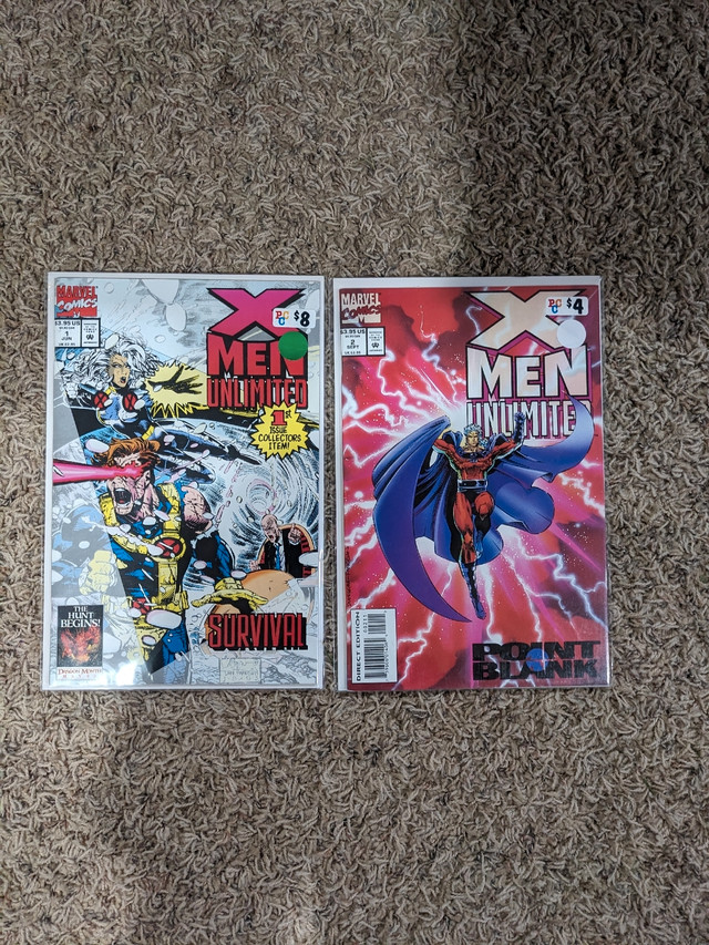 X-Men Unlimited 1 and 2 in Comics & Graphic Novels in Edmonton