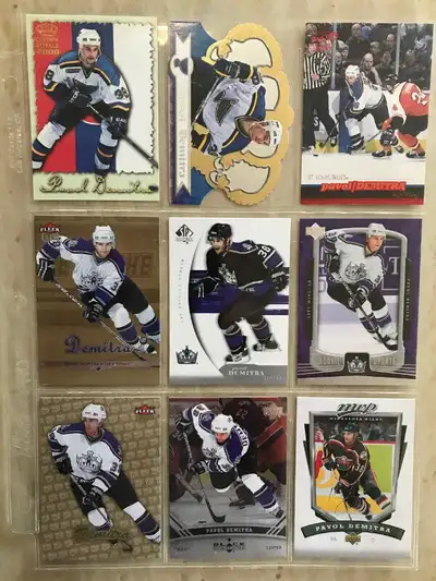 Lot de 12 cartes de hockey différentes - Pavol Demitra, View more