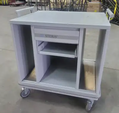 Rolling Metal Storage Work Cabinet Heavy duty rolling cabinet which could be used for so many things...