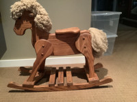Oak Rocking Horse