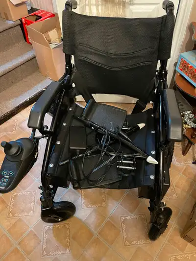 Used but like new has foot rests and the charger works perfect tires pumped reason for selling user...