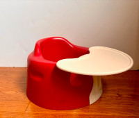 Bumbo Floor Seat for babies, red colour, in excellent condition