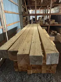 Cedar 6x6 rough cut 