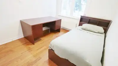 This is a private room rental in a house with 3 rooms, 1 den, and one bathroom. Fully furnished. Fem...