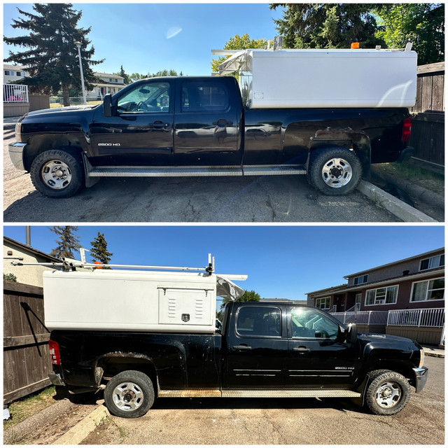 2011 Chevrolet Silverado 2500 wit Telus Commercial Topper/Canopy in Cars & Trucks in Edmonton