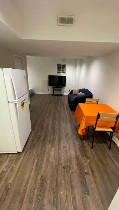Entire Basement Appartment for rent with one parking. Untilties are included. Right at the middle of...