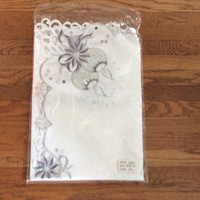 Christmas Tablecloth New in packaging. White and Silver