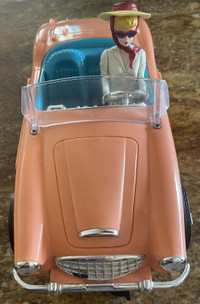 1996 Barbie Car Clock Radio Alarm Authentic Replica 1962 Austin