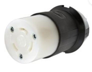 Hubbell HBL2623 30A 250VAC Locking Conn L6-30R  Cord0.36"-0.93", View more