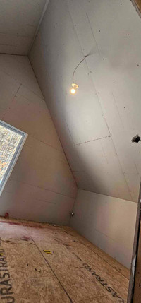 Pose de gypse  Plafond suspendu  Divisions métalliques 