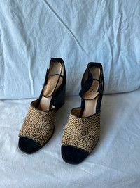 Women's Vince Camuto Deedriana Calf Hair  Wedge Shoes Size 5.5