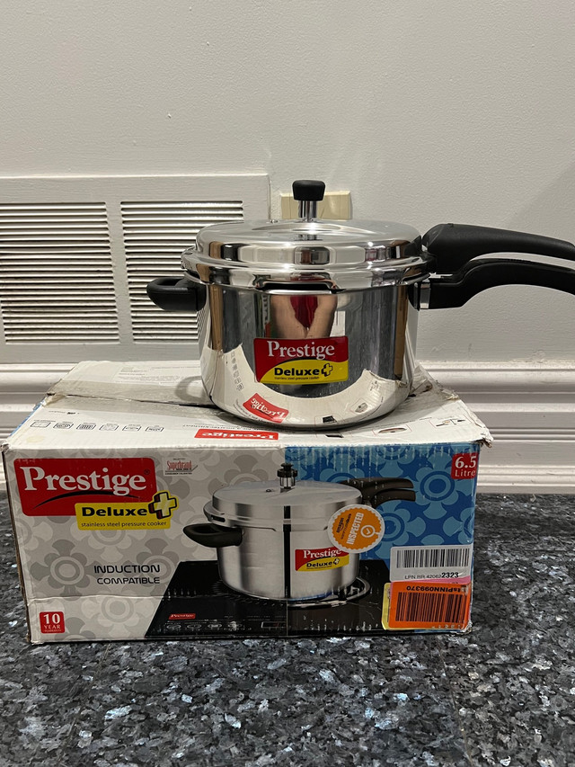 Prestige deluxe 6.5 litre stainless steel pressure cooker in Other in Mississauga / Peel Region - Image 2