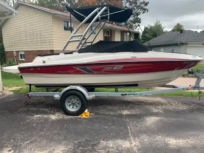 2014 Bayliner 185 BR 18 foot 4.3 mercruiser engine Monster Wake Tower Bimini Top Swim platform Brand...