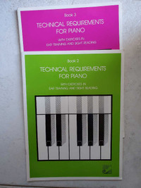 Piano Technical Requirements Book 2 and 3