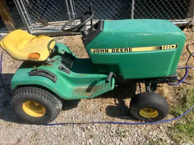 John Deere 180 Lawn Tractor, View more