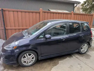 Blackberry Fit 5 speed manual Single owner Some rear wheel well rust and cracked front glass. Starte...