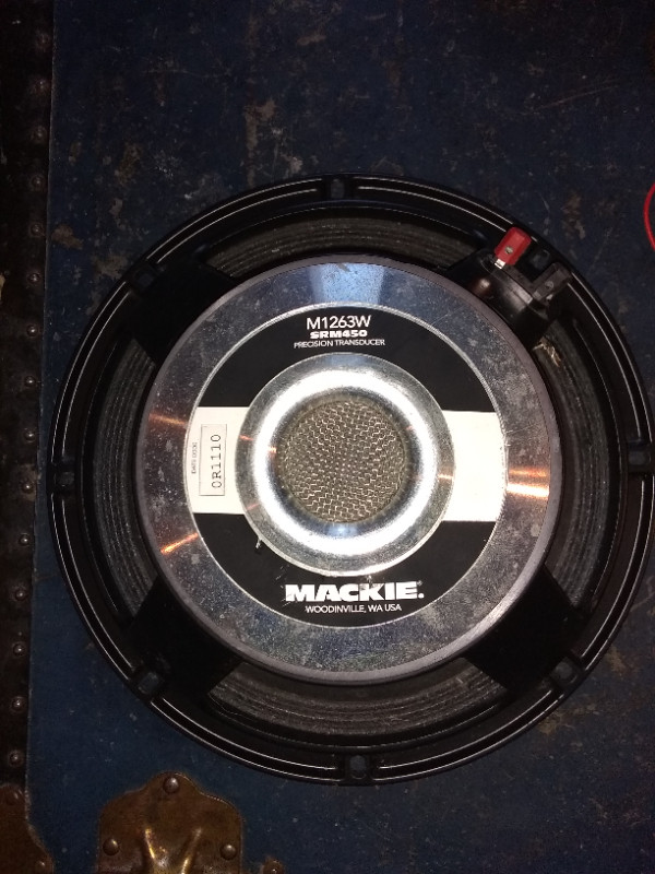 Haut-parleur 12'' Mackie SRM450 M1263W RCF Driver Mk1 dans Amplificateurs et pédales  à Ville de Québec