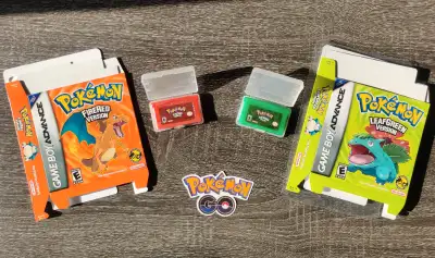 Pokemon Fire Red Leaf Green Version - Gameboy Advance Game Box, View more