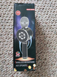 Brand New Wireless Microphone HiFi Speaker for sale.
