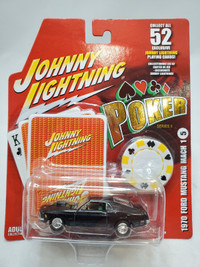 1:64 Diecast Johnny Lightning 1970 Ford Mustang Mach 1 Black