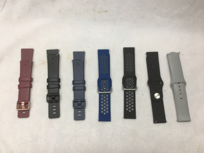 $4.00 each or all 7 for $20.00 7 Fitbit Versa Bands available 6 brand new never used all large ( gra...