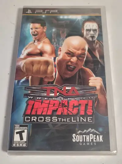 TNA Impact Cross The Line PSP SEALED, View more