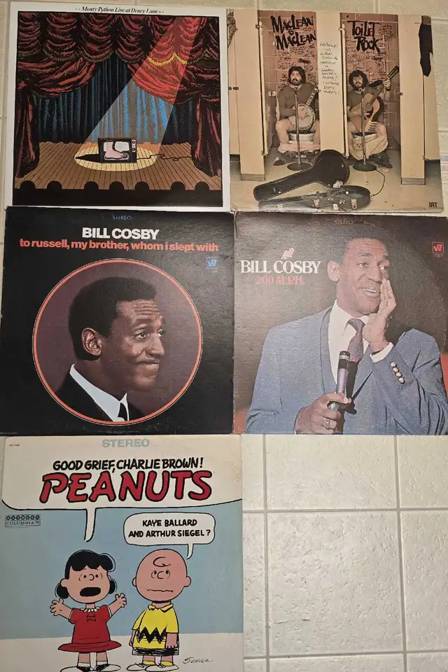 Comedy Records-Monty Python,Maclean & Maclean,Bill Cosby,Peanuts