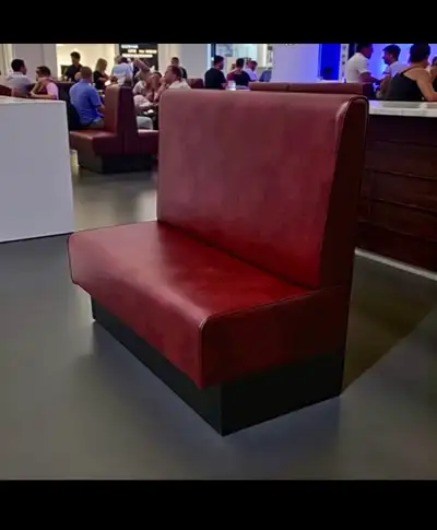 Several burgundy-colored bench seats in stock!, View more