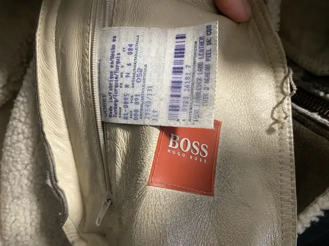 Hugo Boss aviator leather jacket men in Men's in City of Toronto - Image 7