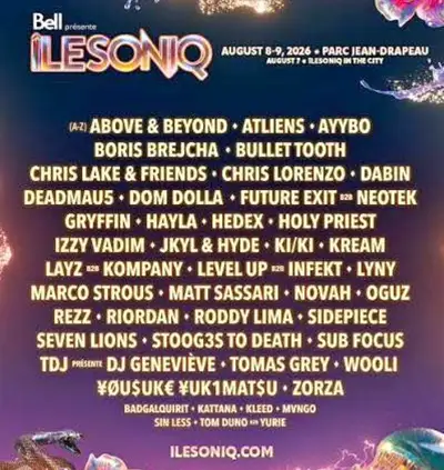 Ilesoniq 2 days Music Festival Tickets Montreal, View more