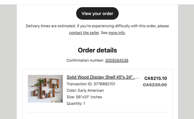 LARGE WOOD FLOATING SHELF FOR SALE, View more