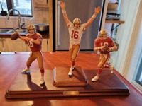 49ers Joe Montana triple crown figurines danbury