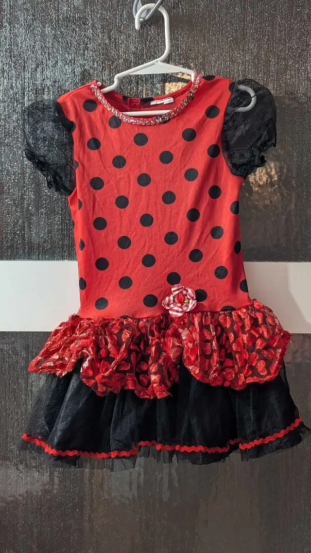 5$ Ladybug Costume for Girl 2/3 Years Old, Very Good Condition, Candiac628643617743391213