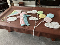 Nursery Wall Set – Cotton - 10 Pieces