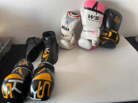 BOXING GLOVES, KIDS, YOITH ADULT, WOMAN, READ ADD FOR MORE INFO,