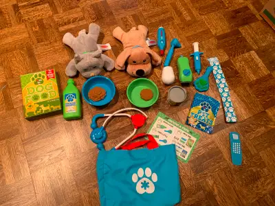 -Melissa & Doug Examine and Treat Pet Vet Play Set//Ensemble de jeu vétérinaire pour enfants de la m...