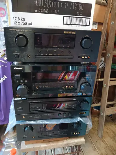 Here are 4 estate receiver units that we're not likely to use, so we're selling cheap! 2 x Marantz S...