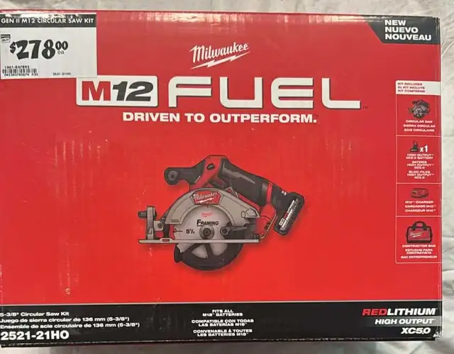 Milwaukee M12 Fuel Circular Saw in Power Tools in Brantford - Image 4