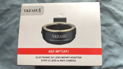 ELECTRONIC AF LENS MOUNT ADAPTER
EF/EF-S LENS to M4/3 CAMERA, View more