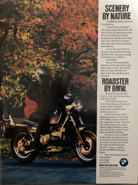 1992 BMW R100R Original Ad