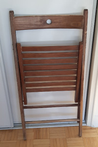 Ikea Folding wooden chair FRÖSVI