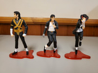 Michael Jackson figures 3pc lot 4 inch