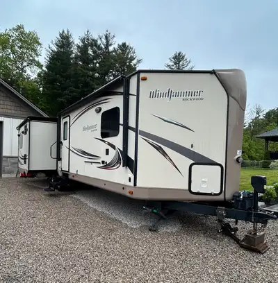 I'm selling a 2014 Forest River Rockwood Windjammer travel trailer, a comfortable and road-ready hom...