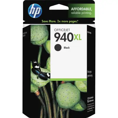 Hp 940XL Black Ink Cartridge C4906AN#140 For Printers, View more