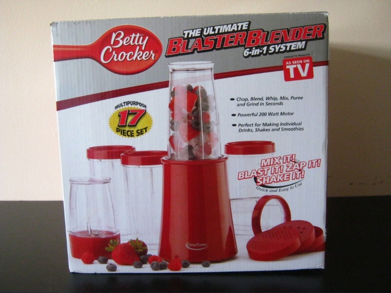 Betty Crocker Blaster Blender 6in1 System Processors, Blenders