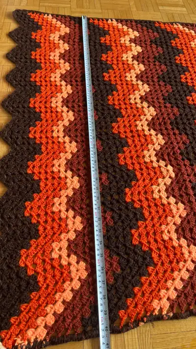 Vintage Crochet Blanket Handmade, View more