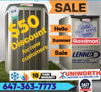 SPECIAL DEALS ON AIR CONDITIONER WITH INSTALL AND WARRANTY